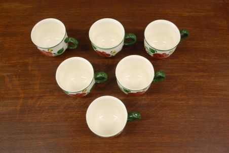 (n-6032/8) Villeroy & Boch Bauernblume, kohvitassid, 6tk