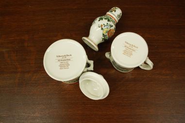 (n-6041/3) Villeroy & Boch Alt Amsterdam koorekann, suhkrutoos ja soolatoos