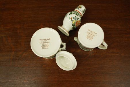 (n-6041/3) Villeroy & Boch Alt Amsterdam koorekann, suhkrutoos ja soolatoos