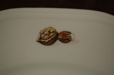 (n-6226) Kahla puuviljadega vaagen