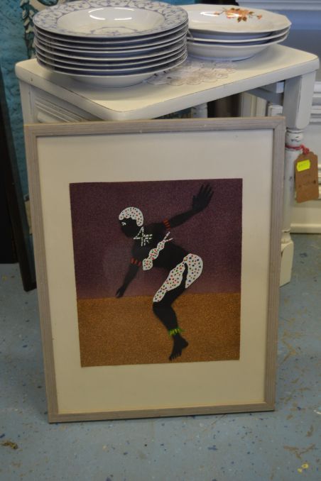 (p-928) Raamitud värvikirev töö (p-928) Raamitud värvikirev töö