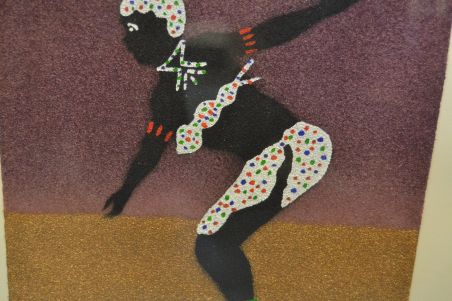 (p-928) Raamitud värvikirev töö (p-928) Raamitud värvikirev töö