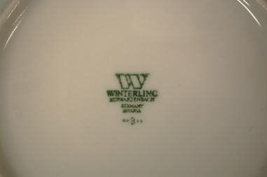 (n-6283/1) Bavaria Winterling Schwarzenbach, õlelillemustriga kohvitassid-taldrikud, 6tk