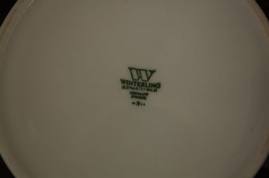 (n-6283/3) Bavaria Winterling Schwarzenbach, õlelillemustriga suhkrutoos ja koorekann