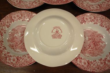 (n-6293/1) Enoch Wedgwood LTD, Woodland, supi-pastataldrikud, 6tk