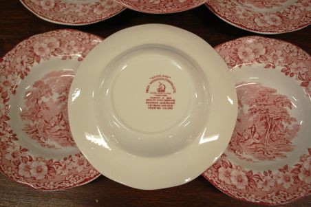 (n-6293/1) Enoch Wedgwood LTD, Woodland, supi-pastataldrikud, 6tk