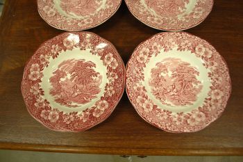 (n-6293/2) Enoch Wedgwood LTD, Woodland, supi-pastataldrikud, 4tk 2