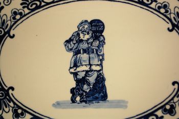 (n-6314) Royal Delfts käsitsimaalitud vaagen "Coca-Cola" 2