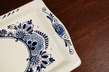 (n-6314) Royal Delfts käsitsimaalitud vaagen "Coca-Cola"