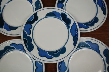 (n-6334/1) Villeroy & Boch Blue Cloud, salatitaldrikud, 5tk 2