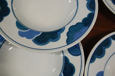 (n-6334/2) Villeroy & Boch Blue Cloud, supi-pastataldrikud, 7tk