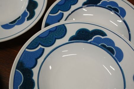 (n-6334/2) Villeroy & Boch Blue Cloud, supi-pastataldrikud, 7tk