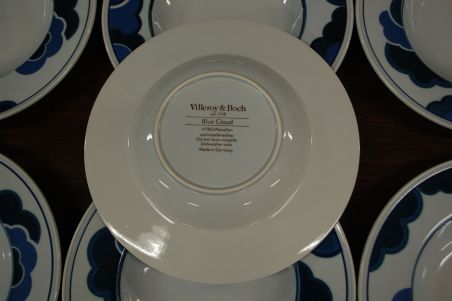(n-6334/2) Villeroy & Boch Blue Cloud, supi-pastataldrikud, 7tk