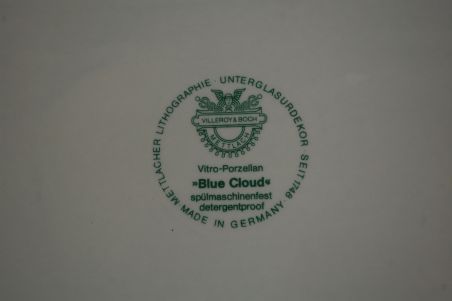 (n-6334/4) Villeroy & Boch Blue Cloud, leiva-keeksivaagen