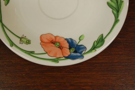 (n-6305/16) Villeroy & Boch Amapola kohvitassid-taldrikud, 4tk