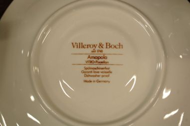 (n-6305/16) Villeroy & Boch Amapola kohvitassid-taldrikud, 4tk