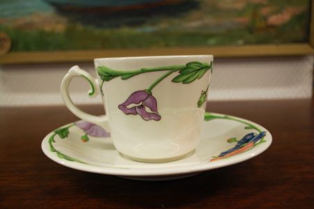 (n-6305/19) Villeroy & Boch Amapola suur kohvitass-taldrik