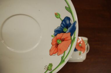 (n-6305/19) Villeroy & Boch Amapola suur kohvitass-taldrik