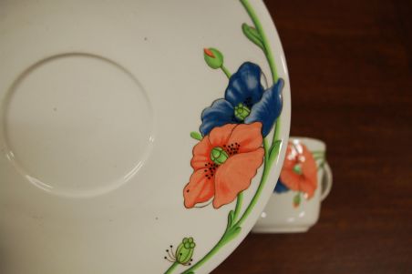 (n-6305/19) Villeroy & Boch Amapola suur kohvitass-taldrik