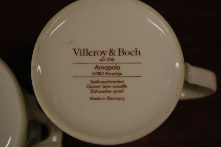 (n-6305/20) Villeroy & Boch Amapola koorekann ja suhkrukauss komplektis