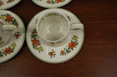 (n-6355/2) Villeroy & Boch, Summerday kohvitassid-taldrikud, 4tk