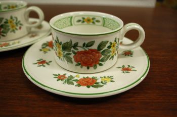 (n-6355/7) Villeroy & Boch, Summerday kohvitassid-taldrikud, 2tk 2