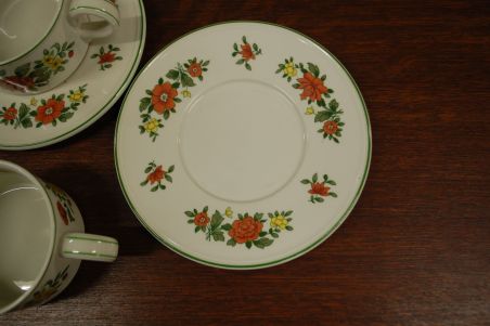(n-6355/7) Villeroy & Boch, Summerday kohvitassid-taldrikud, 2tk