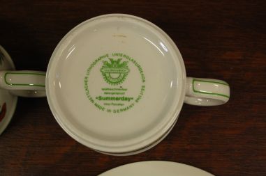 (n-6355/7) Villeroy & Boch, Summerday kohvitassid-taldrikud, 2tk