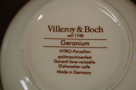 (n-6360/2) Villeroy & Boch Geranium kann