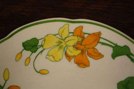 (n-6360/5) Villeroy & Boch Geranium kohvitassid-taldrikud, 7tk