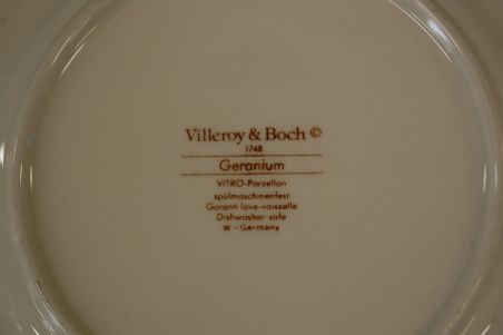 (n-6360/8) Villeroy & Boch Geranium salatitaldrikud, 4tk