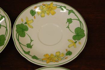 (n-6360/10) Villeroy & Boch Geranium taldrikud, 4tk 2