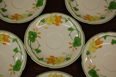 (n-6360/11) Villeroy & Boch Geranium taldrikud, 6tk
