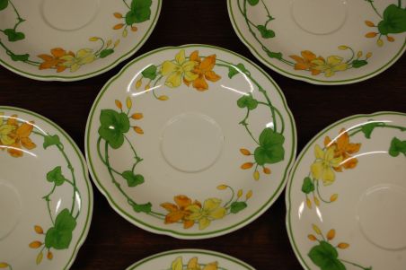 (n-6360/11) Villeroy & Boch Geranium taldrikud, 6tk