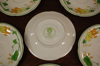 (n-6360/11) Villeroy & Boch Geranium taldrikud, 6tk