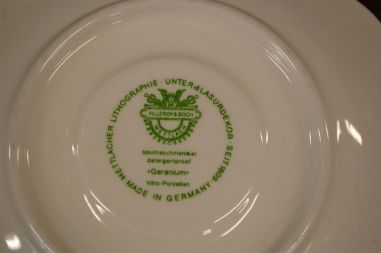 (n-6360/12) Villeroy & Boch Geranium taldrikud, 5tk