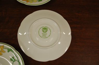 (n-6360/12) Villeroy & Boch Geranium taldrikud, 5tk