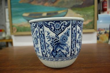 (n-6378/5) Delfts, Boch lilleline lillepott