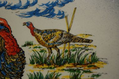 (n-6398) Arm Ceramica, suur kalkunitega vaagen-kauss