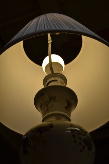 (n-6401) Lindudega laualamp