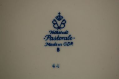 (n-6438/7) Volkstedt, Pastorale, sibulamustriga salatitaldrikud, 5tk