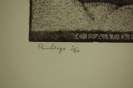 (P-966) Viiralt, trükirepro Claude