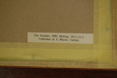 (P-967) Viiralt, trükirepro Suitsetaja