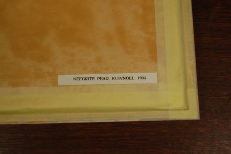 (P-978) Viiralt, trükirepro Neegrite pead