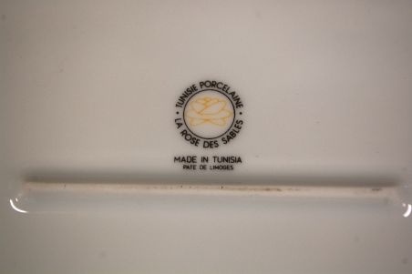 (L-542) Limoges, La Rose de Sables, ovaalne vaagen