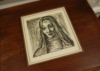 (P-982) Viiralt, trükirepro Madonna