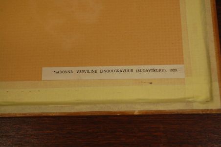 (P-982) Viiralt, trükirepro Madonna
