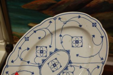 (n-3420) Õlelillemustriga ovaalne vaagen