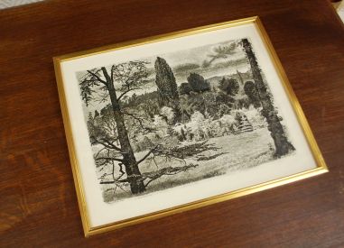 (P-997) Viiralt, trükirepro Maastik Pariisi lähedal