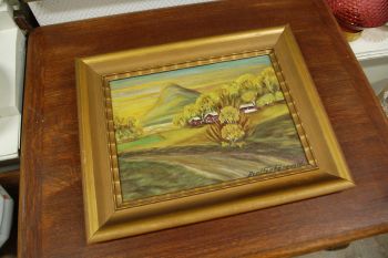 (P-546) Raamitud õlimaal, signeeritud 2